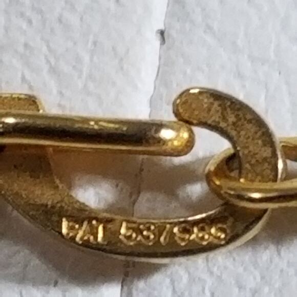 Marvella Pat 537985 twisted small faux pearl necklace 1.1691 - Picture 9 of 11